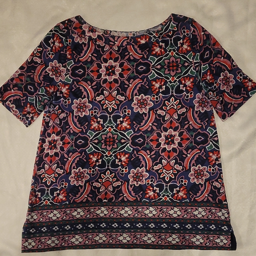Floral Patterned Women's Top